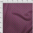 thumbnail image 3 of oneOone Viscose Jersey Fuschia Pink Fabric Abstract Craft Projects Decor Fabric Printed By The Yard 60 Inch Wide, 3 of 4