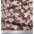thumbnail image 3 of Soimoi Poly Georgette Fabric Two Tone With Grey Camouflage Print Sewing Fabric Yard 52 Inch Wide, 3 of 3