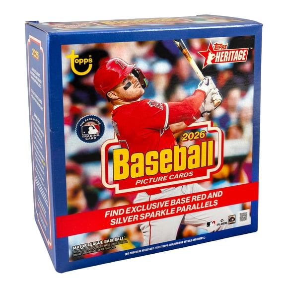 2026 Topps Heritage Baseball - Factory Sealed - Mega Box