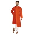 thumbnail image 1 of Atasi Kurta Pyjama Indien Ensemble 2 Pcs pour Hommes Tenue de Fête Robe Traditionnelle Tenue Ethnique, 1 of 7