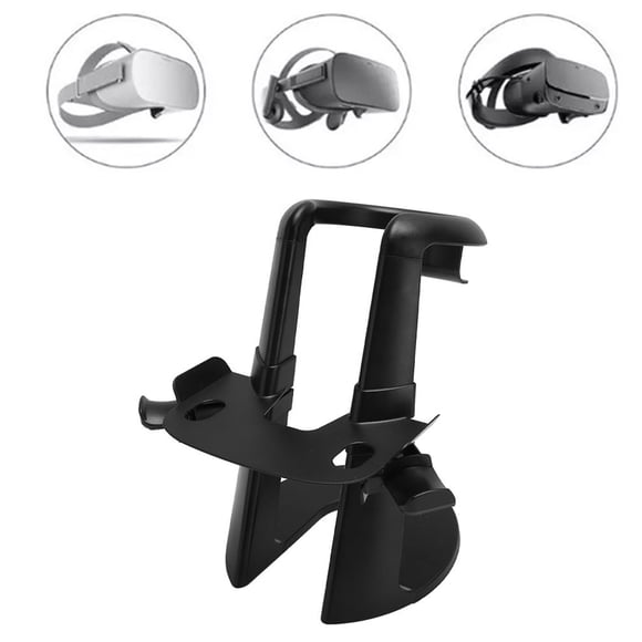 Support VR, Installation Facile ABS Empêche le Basculement Support d'Affichage pour Casque VR Taille Standard Noir