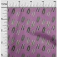 thumbnail image 2 of oneOone Velvet Magenta Fabric Leaves Sewing Craft Projects Fabric Prints By Yard 58 Inch Wide, 2 of 5