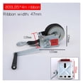 thumbnail image 1 of 800LBS 4M Boat Truck Auto Portable Manual Winch Webbing Sling, Hand Tool Lifting Sling ,Excellent Towing Capacity, 1 of 7