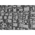 thumbnail image 1 of Ahgly Tapis Rectangulaire Lavable en Machine Intérieur Transitionnel Gris Foncé, 2 Pieds x 5 Pieds, 1 of 7
