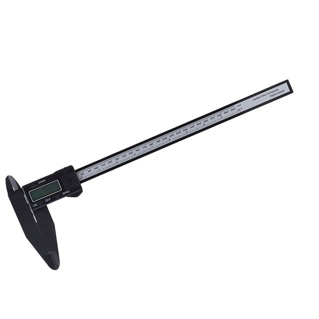 Digital Electronic Caliper Carbon Ruler for Accurate Measurements in Schools, Carpentry, Farms or Homes