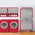 thumbnail image 3 of Armoire de rangement roulante UltraHD, Rouge, 91 cm (L) x 46 cm (P) x 183 cm (H), 3 of 12