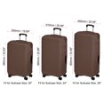 thumbnail image 2 of Unique Bargains Elastic Silk Travel Luggage Cover, Washable Protective Suitcase Protector Bag Brown for 20 Inch Wheeled Suitcase, 2 of 5