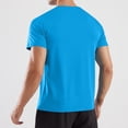 thumbnail image 4 of Besolor Mens Short Sleeve Shirts Summer Quick Dry Wicking Athletic Running Gym Workout Casual Basic Tee Tops, 4 of 7