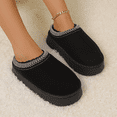 thumbnail image 3 of Women Platform Home Slippers Chunky Soft Sole Slip-On Winter Boots, 3 of 5