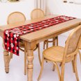 thumbnail image 2 of Xmas Table Runner Washable Red Plaid Tablecloths Printed Rectangle Placemat Kitchen Birthday Home Living Room Decorations Xmas Ball, 2 of 9