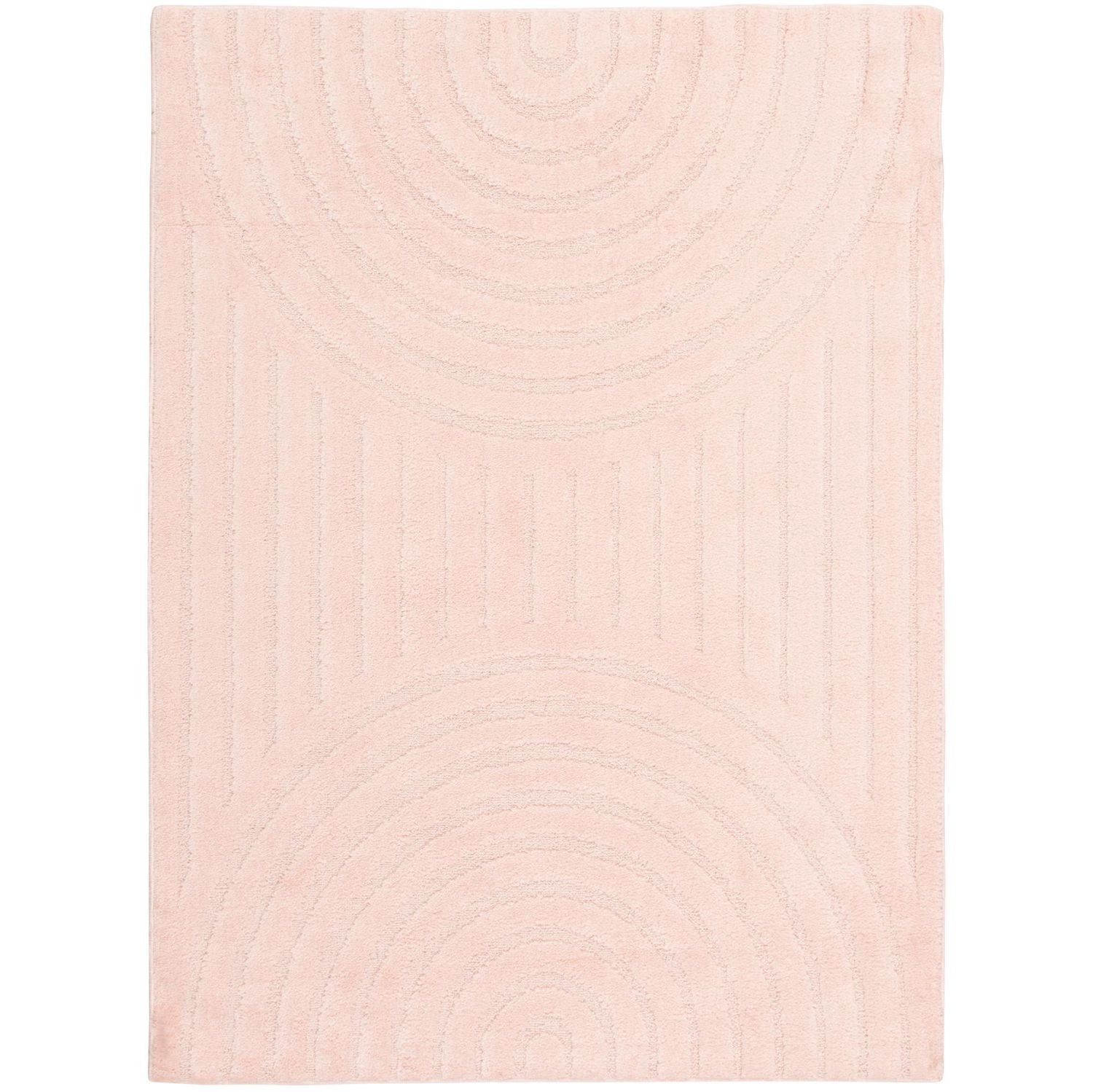 Rug Ease Archway Pink Machine Washable Area Rug