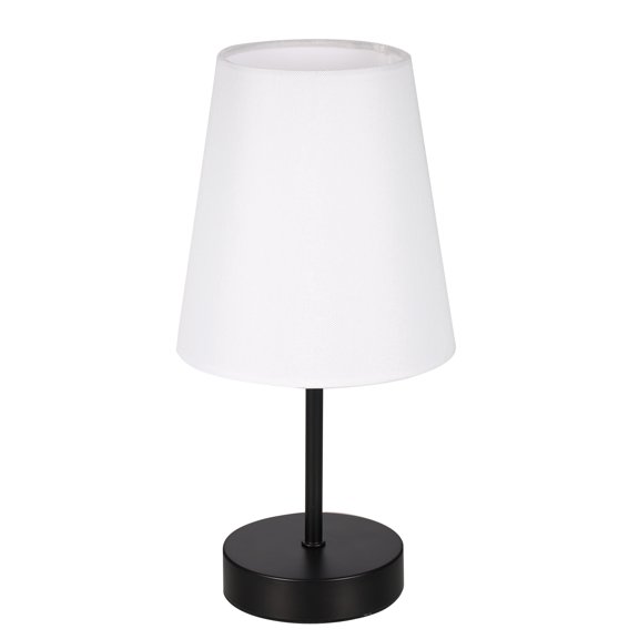 Lampe de Chevet en Tissu avec 3 Couleurs d'Éclairage, Ampoule DEL, Commande Tactile, Gradation Continue, USB plug-and-play, Convient au Salon, à la Chambre et au Bureau