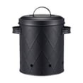 thumbnail image 1 of Tumotour Mesh Fruit Vegetable Bucket Kitchen Potato Onions Garlic Storage Bucket Potato Storage Jar Metal Bucket With Lid, 1 of 6