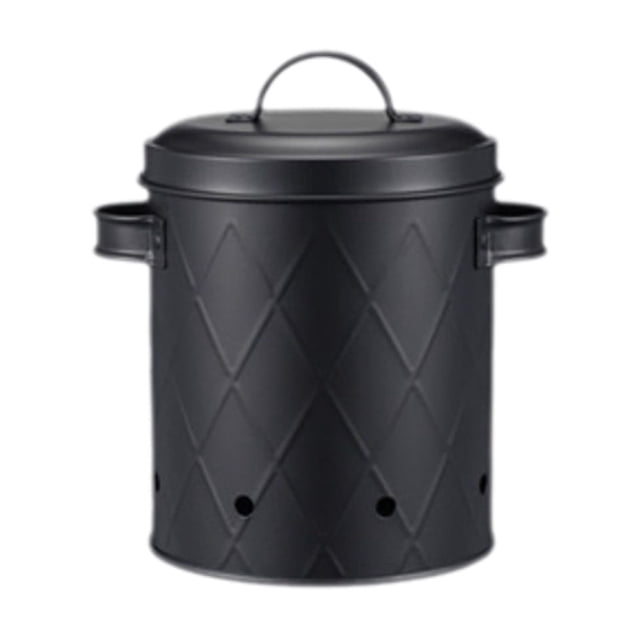 Tumotour Mesh Fruit Vegetable Bucket Kitchen Potato Onions Garlic Storage Bucket Potato Storage Jar Metal Bucket With Lid