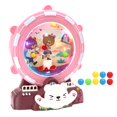 thumbnail image 3 of Bunblic Electric Pick up Bean Machine Electronic Pinball Machine Reaction Focus Arcade Game for Home Birthday Gift Preschool Party , Pink without Score, 3 of 8