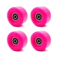 thumbnail image 1 of stanreset 4 Pieces Skate Wheel Replacement Modified Accessories Thick Inline Roller Skates Wheels with Bearings Skating Sport Accessory Rose red, 1 of 9