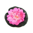thumbnail image 2 of AMERTEER 1Pc Simulation Lotus Fleur Mini Étang Artificiel Bricolage Maison Aquarium Décoration Pêche Rouge, 2 of 13