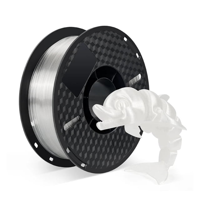 PETG 3D Printer Filament, 1.75mm 1KG Toughness 3D Printing Material Standard 1Roll/KG ,Easy to Use