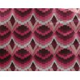 thumbnail image 3 of oneOone Georgette Viscose Fabric Waves Flame Stitch Print Fabric By The Yard 42 Inch Wide, 3 of 3
