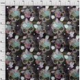thumbnail image 4 of oneOone Silk Tabby Wine Fabric Skull Sewing Craft Projects Fabric Prints By Yard 42 Inch Wide, 4 of 5