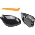 thumbnail image 1 of Compatible For Seat Leon MK1 1M 1999-2006 Car Rearview Mirror Cover Side Wing Protect Frame Covers Trim Carbon Look and Bright Black(Carbon Fiber Look), 1 of 7