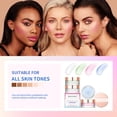 thumbnail image 4 of EGNMCR Blush Warm Powder Blusher Transparent Color Changing Gel High Gloss Powder Blusher Cream Natural Nude Makeup Rouge Powder Blusher a canmake, 4 of 4