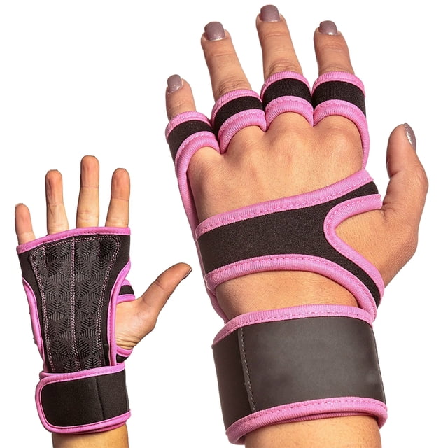 fastboy 2piece Workout To Next Level With Breathable Weight Lifting Gloves Durable Pink S 1Set