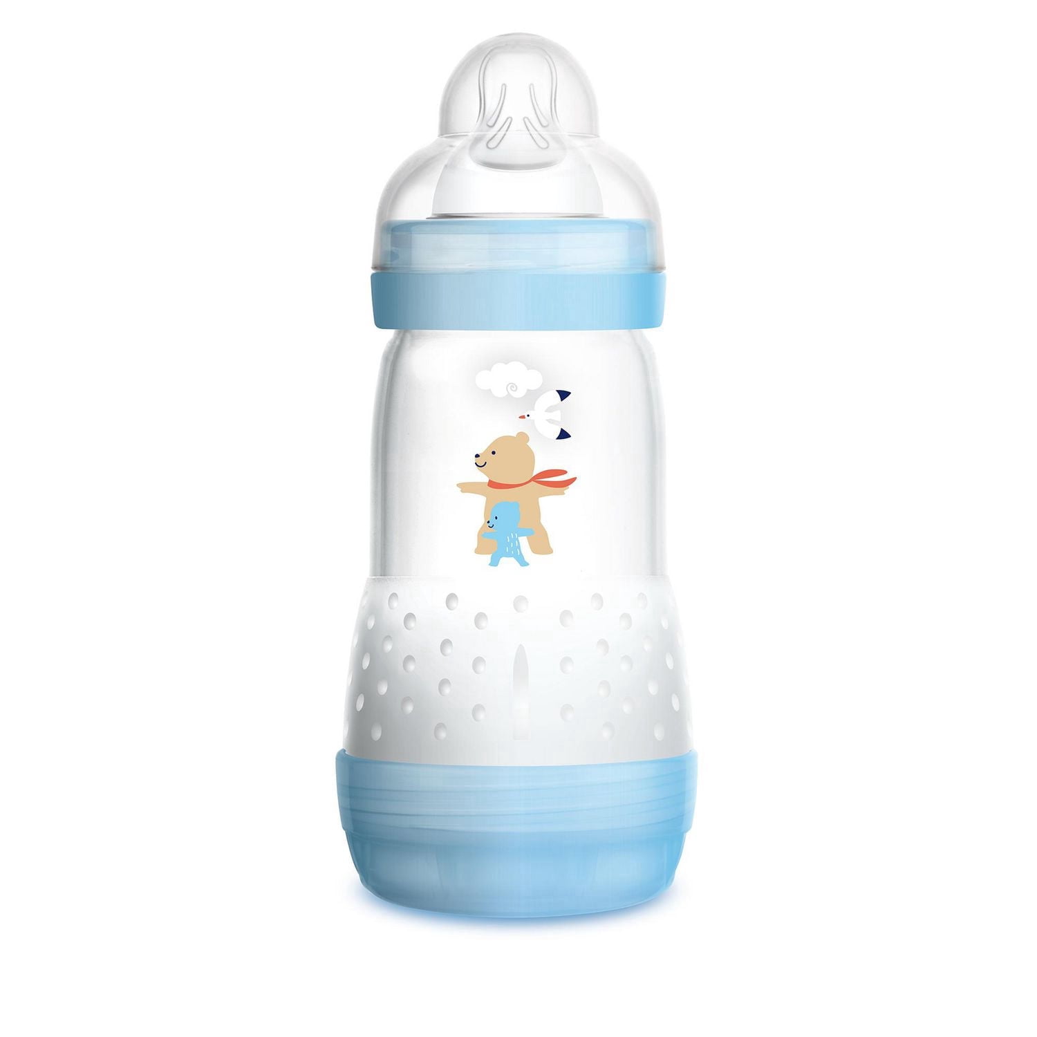 MAM Easy Start Anti-Colic Bottle , Baby Essentials, Medium Flow Bottles with Silicone Nipple, Baby Bottles for Baby Boy