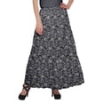 thumbnail image 1 of Moomaya Jupes Imprimées pour Femmes Jupe Évasée Style Portefeuille pour Filles Vêtements Décontractés, 1 of 6