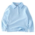 thumbnail image 1 of WUANDIXFA T-Shirt à Manches Longues pour Bébé Garçon T-Shirt à Manches Longues pour Enfants T-Shirt d'Automne pour Garçon T-Shirt à Manches Longues pour Enfants Hauts de Base T-Shirt pour Garçon Bleu Ciel, 4-5 Ans, 1 of 6