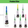 thumbnail image 3 of kurtrusly Lot de 6 Trompette de Football pour Enfant Portable Match Musique Performance Compétition Fan Fête Cheer Haut-Parleurs pour Enfants Cadeaux Filles, 3 of 6
