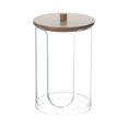 thumbnail image 4 of GUOOL Distributeur de Gobelets de Salle de Bain Support Multifonctionnel Réutilisable avec Couvercle en Bois, 4 of 9