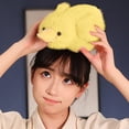 thumbnail image 4 of Yellow Duck Plush Toy Soft Stuffed Animal Doll For Kids Gift Present, 4 of 6