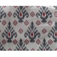 thumbnail image 4 of oneOone Georgette Viscose Fabric Diamond & Swirl Ikat Print Fabric BTY 42 Inch Wide, 4 of 4