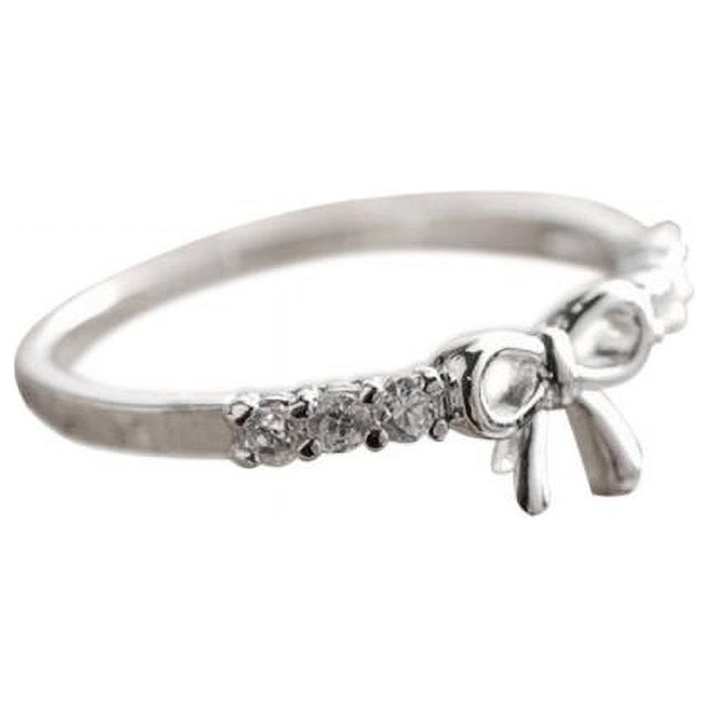 Bague Nœud en Cristal de Bijoux Coréens