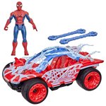Marvel Studios Spider-Man: Nouveau jour ActionVerse Étreinte & Figure de l'action du bourdon & Véhicule