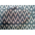 thumbnail image 4 of oneOone Cotton Silk Fabric Chevron Ikat Printed Fabric 1 Yard 42 Inch Wide, 4 of 4
