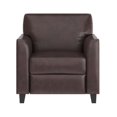 thumbnail image 3 of HERCULES Diplomat Series Brown Leather Chair, 3 of 9