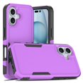 thumbnail image 1 of [PST] iPhone 16 Plus Hard Case, Dual Layers Heavy Duty Rubber Armor Bumper Hard Case Cover, 1 of 5