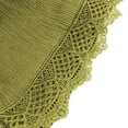 thumbnail image 4 of Timegard Plus Size Shorts for Women Ruffle Bottom Elastic Waisted Drawstring Lounge Shorts with Pockets, 4 of 5