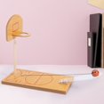 thumbnail image 4 of Ensemble de Jeux de Basketball en Bois Mini Jeu de Basketball Créatif Drôle Jeux de Bureau pour Nouveauté Anti-Stress Interaction Parent-Enfant Jouet de Bureau Jeux de Bureau Mini Anneaux de Basketball des, 4 of 7