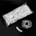 thumbnail image 2 of 200pcs Disposable Ear Cover Plastic Waterproof Ear Protector Caps Salon Hairdressing Dye Shield Earmuffs, 2 of 7