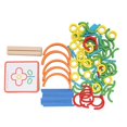 thumbnail image 1 of Sticks Puzzle Board Toy, Coloful Puzzle Board Toy Early Education 2D Pattern Interaction Learning Basswood  for Gift, 1 of 7