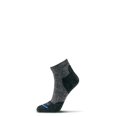 thumbnail image 1 of FITS Unisex Light Hiker Quarter Crew Socks Coal - F1003-001, 1 of 1
