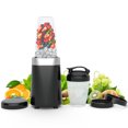 thumbnail image 1 of Gymax 1000W Powerful Blender w/ 6 Stainless Steel Blades & 2 Tritan BPA-free Cups (24 Oz & 12 Oz), 1 of 10