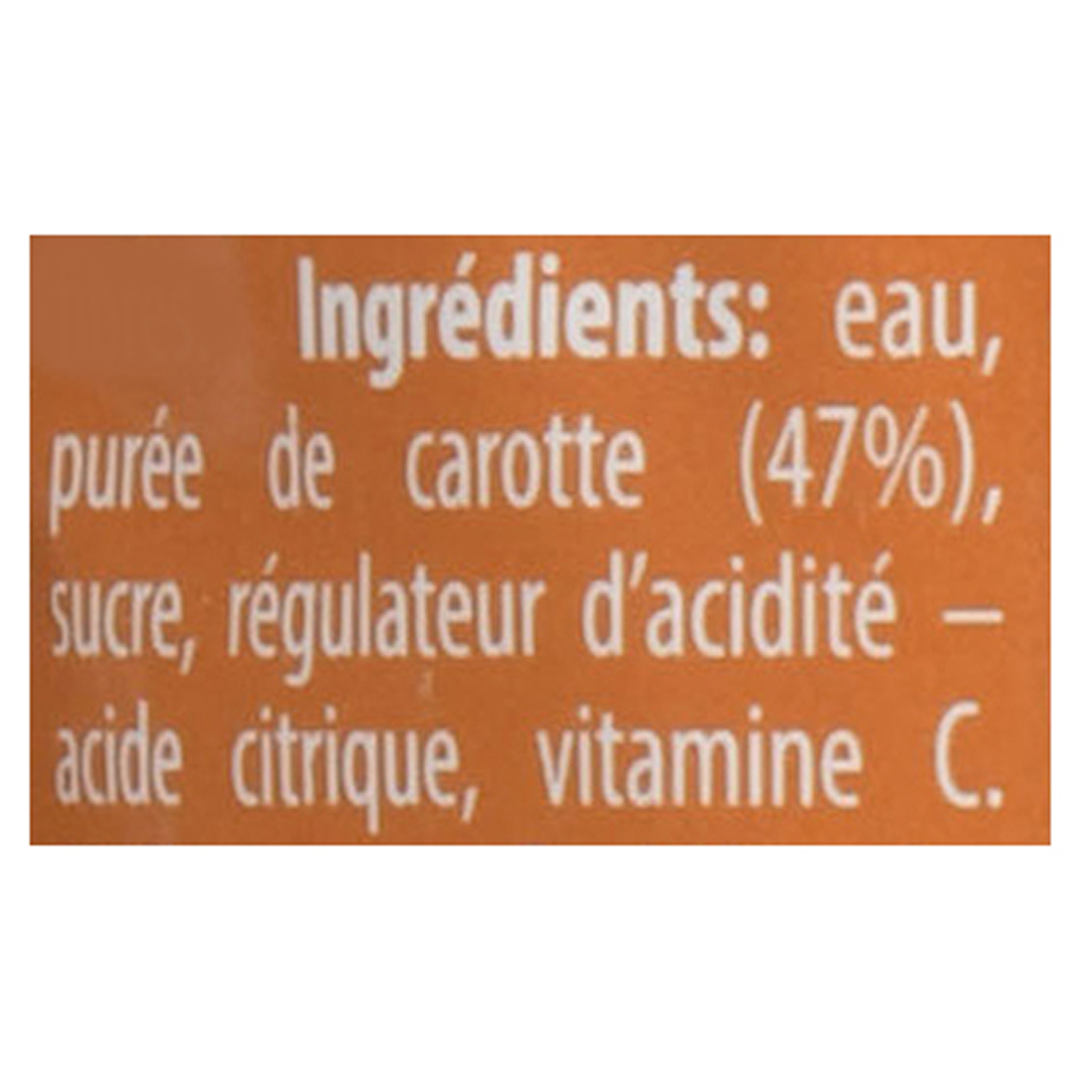KUBUS Nectar de Carotte, Bouteille