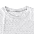 thumbnail image 3 of AherBiu Camisoles Boho pour Femmes Col Rond Sans Manches Été Décontracté Tunique à Oeillets Haut Chemises Blouse Couleur Unie, 3 of 4