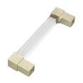 thumbnail image 3 of  Acrylic Handle, Acrylic Drawer Pulls Transparent  For Closet Hole Spacing 128 Gold, 3 of 8