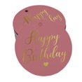 thumbnail image 1 of Inkdotpot Happy Birthday Bottle Tag Real Gold Foil Favor Hang Tags Pack Of 50, 1 of 1