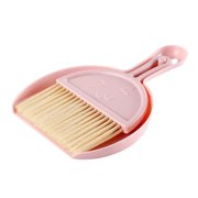 Small Dustpan and Brush Set, Hand Broom and Dustpan Set Portable Mini Dust Pan with Brush for Table Countertop Key Board Kitchen Cleaning